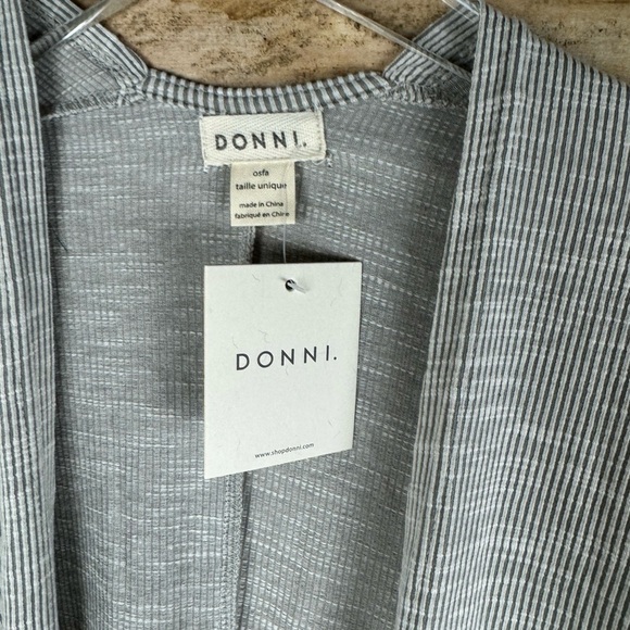 NWT Anthropologie Donni Ribbed Open Draped
Cardigan Pockets One Size Fits All - Picture 3 of 5